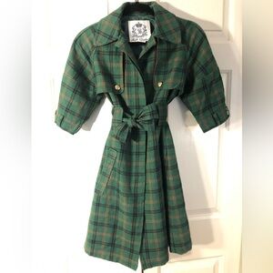 *** SOLD *** BB Dakota Belted Plaid Coat Dress